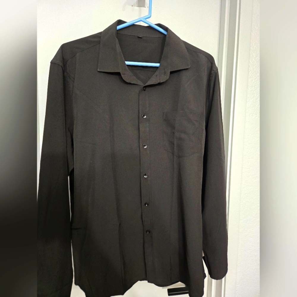 Black Button-Up Shirt
